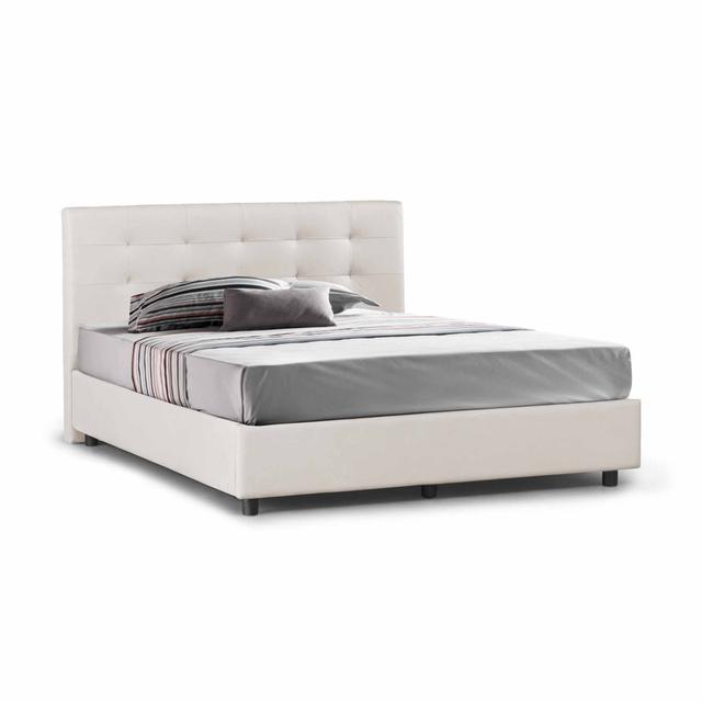 Azoria 160x190 Cm Bed Brayden Studio Colour: White on Productcaster.