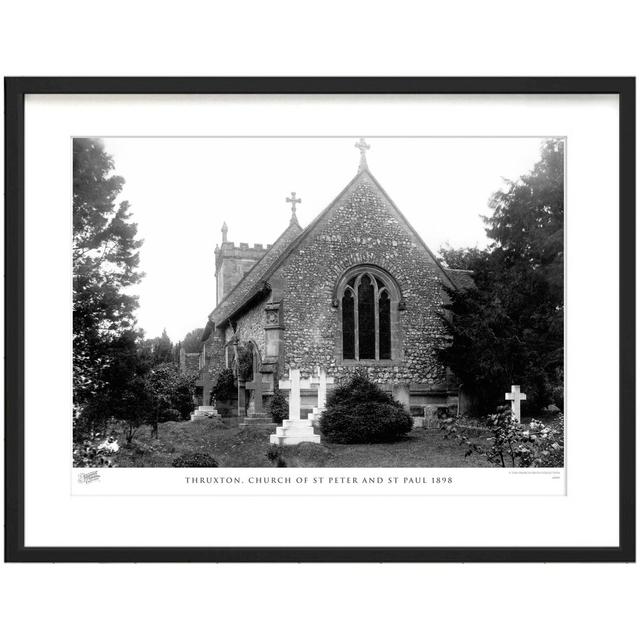 'Thruxton, Church of St Peter and St Paul 1898' by Francis Frith - Picture Frame Photograph Print on Paper The Francis Frith Collection Size: 28cm H x on Productcaster.