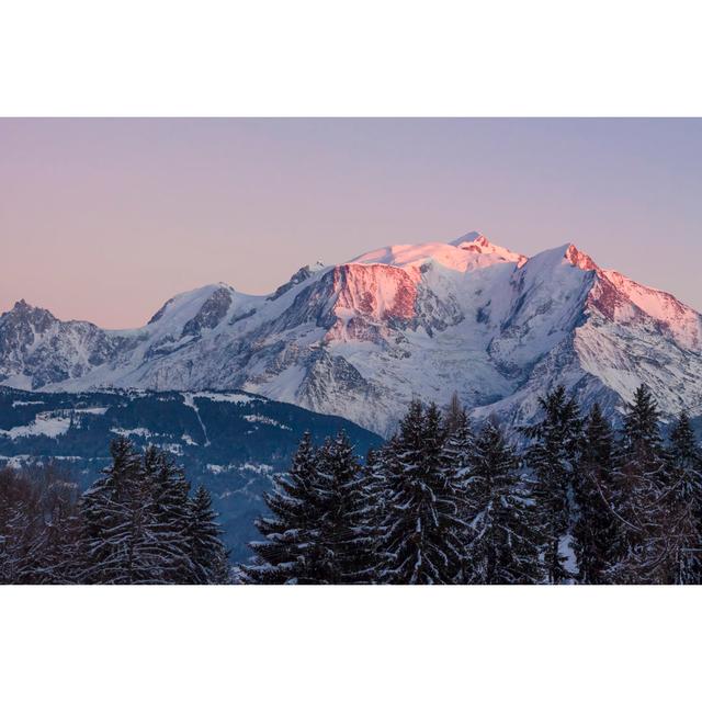 View Of Mont Blanc by NicoElNino - Wrapped Canvas Print Alpen Home Size: 61cm H x 91cm W x 3.8cm D on Productcaster.