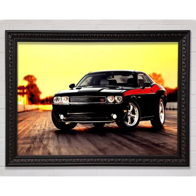 Dodge Challenger - Single Picture Frame Print Bright Star Size: 42cm H x 59.7cm W on Productcaster.