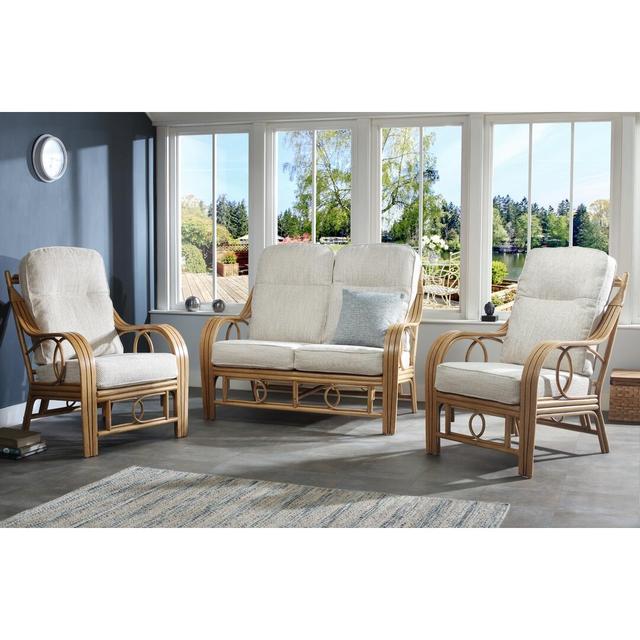 Julianna 3 Piece Conservatory Sofa Set Highland Dunes on Productcaster.