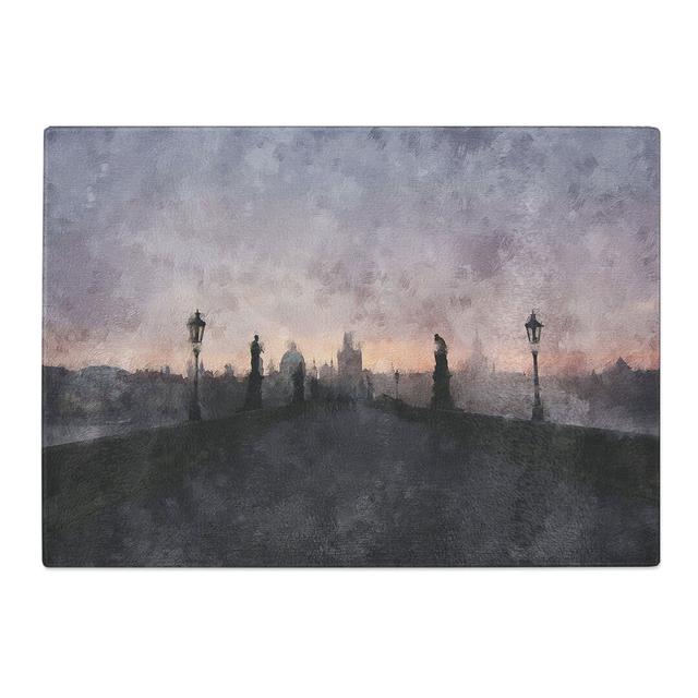 Charles Bridge in Prague Vol.2 Painting Chopping Board East Urban Home Size: 0.4cm H x 20cm W x 28.5cm L on Productcaster.