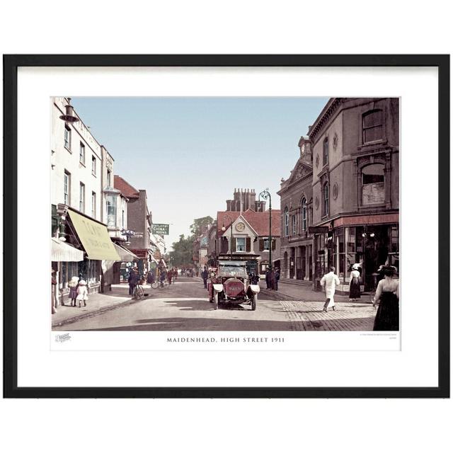 Maidenhead, High Street 1911 by Francis Frith - Single Picture Frame Print The Francis Frith Collection Size: 40cm H x 50cm W x 2.3cm D on Productcaster.