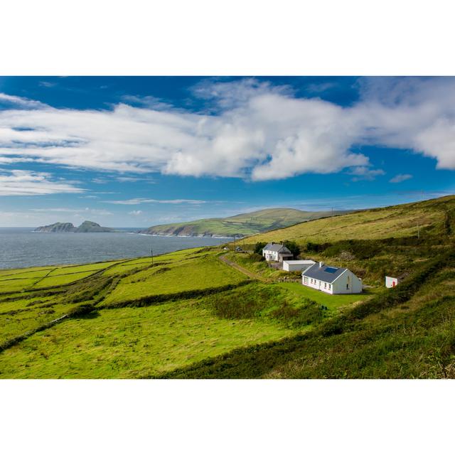 Houses at Ireland - Wrapped Canvas Photograph Alpen Home Size: 81cm H x 122cm W x 3.8cm D on Productcaster.