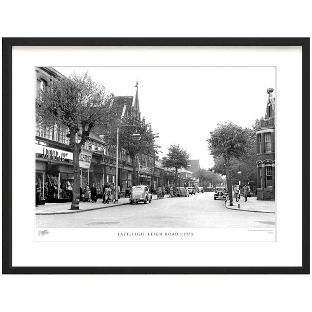 'Eastleigh, Leigh Road C1955' by Francis Frith - Picture Frame Photograph Print on Paper The Francis Frith Collection Size: 60cm H x 80cm W x 2.3cm D on Productcaster.