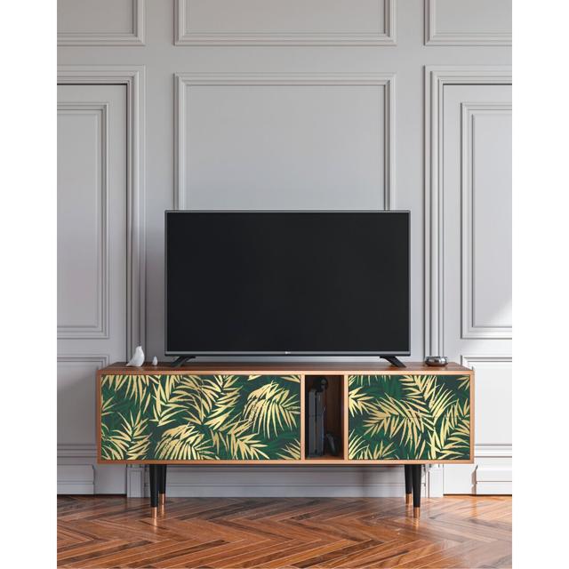 Yokley TV Stand for TVs up to 70" Ebern Designs Pattern: Sunny Palm Tree on Productcaster.