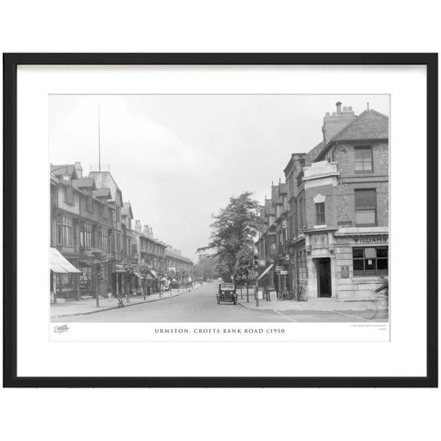 'Urmston, Crofts Bank Road C1950' by Francis Frith - Picture Frame Photograph Print on Paper The Francis Frith Collection Size: 40cm H x 50cm W x 2.3c on Productcaster.