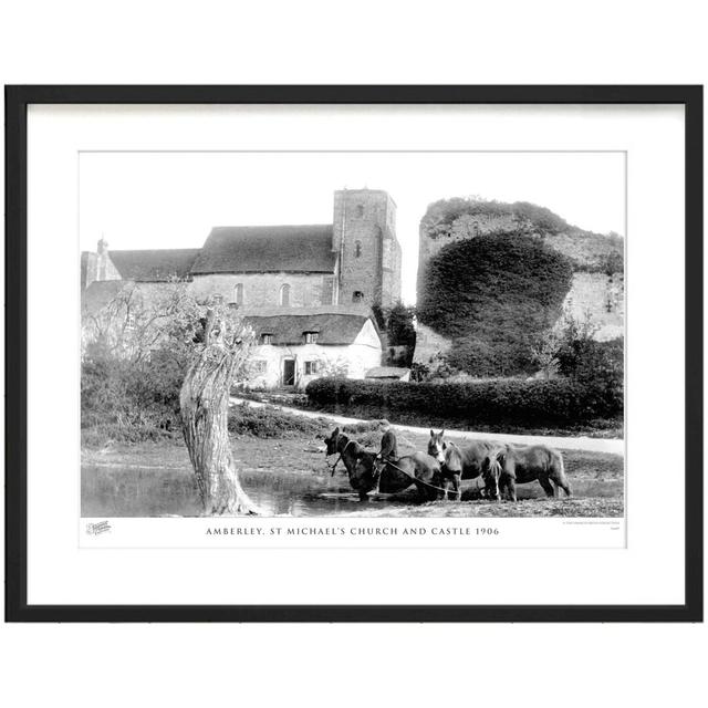 'Amberley, St Michael's Church and Castle 1906' by Francis Frith - Picture Frame Photograph Print on Paper The Francis Frith Collection Size: 60cm H x on Productcaster.