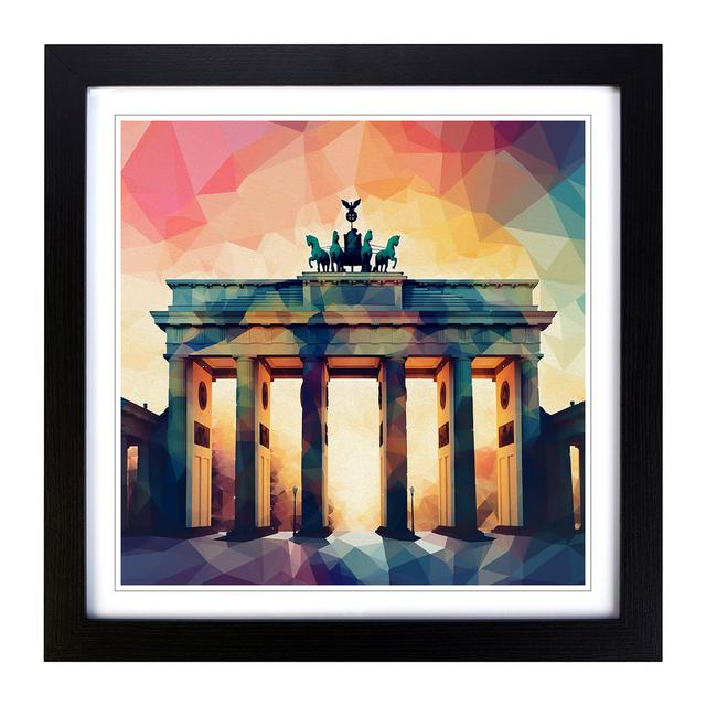 Brandenburg Gate Geometric No.1 Marlow Home Co. Format: Black on Productcaster.