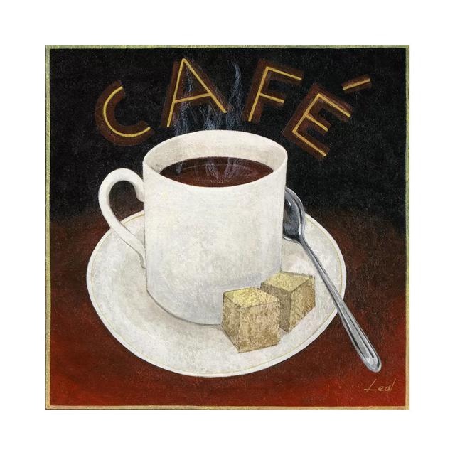 Cup of Coffee by Pablo Esteban - Wrapped Canvas Painting ClassicLiving on Productcaster.