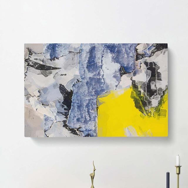 Looking For Something In Abstract - Wrapped Canvas Painting East Urban Home Size: 40cm H x 60cm W x 3cm D on Productcaster.