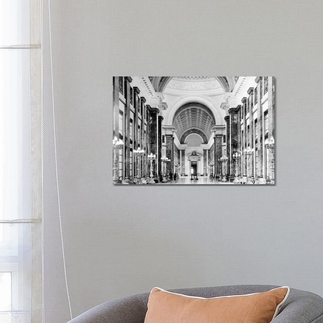 1930s-1940s Interior Main Hall Salon De Pasos Perdidos Of Capitol Building Havana Cuba by Vintage Images - Wrapped Canvas Gallery-Wrapped Canvas Giclé on Productcaster.