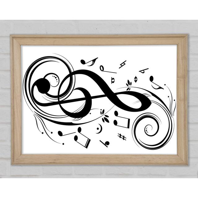 Musical Note - Print Rosalind Wheeler Size: 21cm H x 29.7cm W on Productcaster.