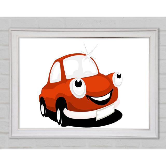 Smiling Clean - Single Picture Frame Art Prints Brayden Studio Size: 59.7cm H x 84.1cm W x 1.5cm D, Colour: White on Productcaster.