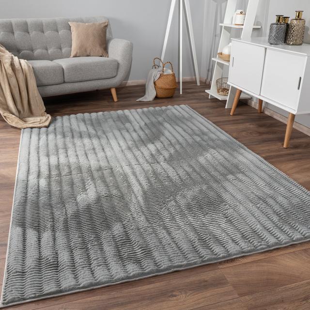 Julesburg Solid Colour Grey/Brown/Blue Area Rug Fairmont Park Colour: Grey/Brown/Blue, Rug Size: Rectangular 60 x 100cm on Productcaster.