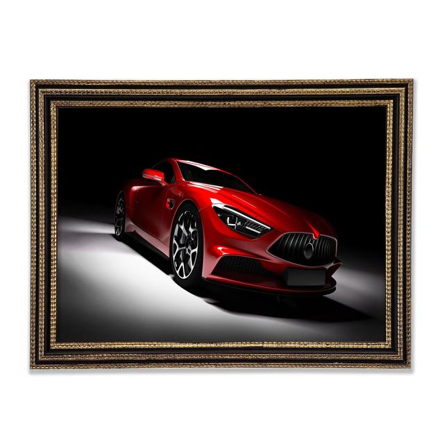 Mean Looking Supercar - Single Picture Frame Art Prints Ebern Designs Size: 59.7cm H x 84.1cm W x 3cm D on Productcaster.