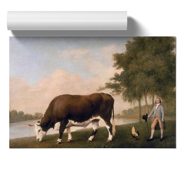 The Lincolnshire Ox by George Stubbs - Unframed Painting East Urban Home Size: 21cm H x 30cm W x 0.1cm D on Productcaster.