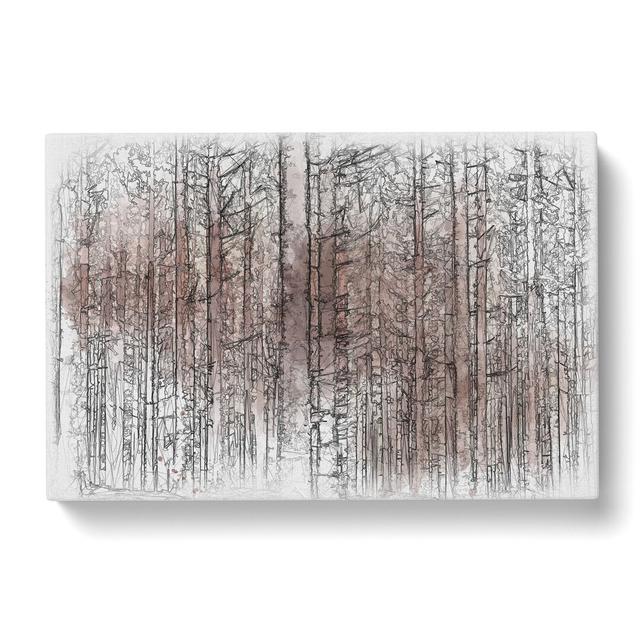 Autumn Forest Vol.7 Sketch East Urban Home Size: 35cm H x 60cm W x 3cm D on Productcaster.