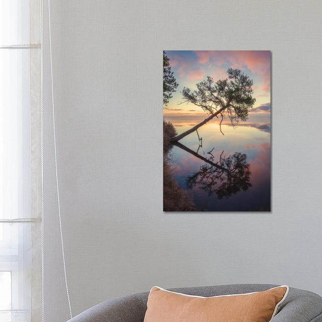 Leaning by Lauri Lohi - Wrapped Canvas Print Alpen Home Size: 66.04cm H x 45.72cm W x 3.81cm D on Productcaster.