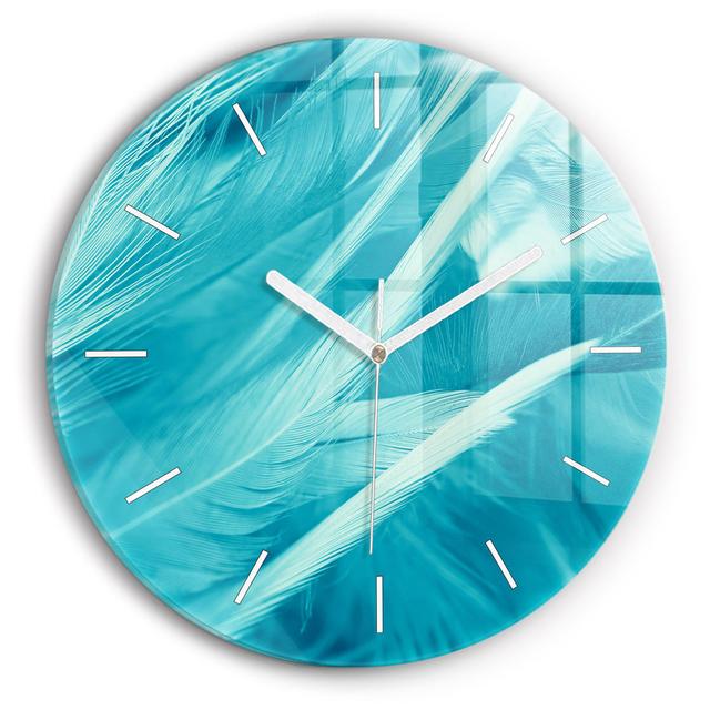 Bareera Glass Wall Clock Metro Lane on Productcaster.