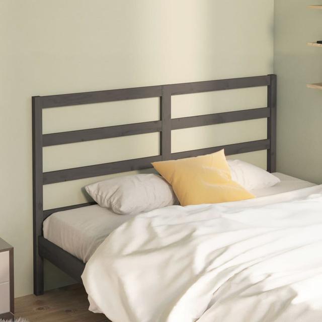 Rahyl Solid Wood Headboard 17 Stories Colour: Grey on Productcaster.