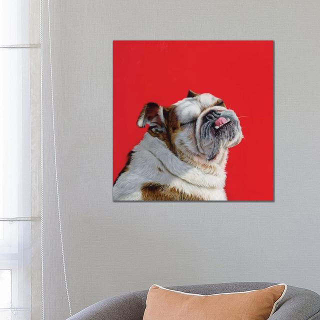 Who's a Good Girl? by Camille Engel - Wrapped Canvas Painting Wayfair Samples Size: 66.04cm H x 66.04cm W on Productcaster.