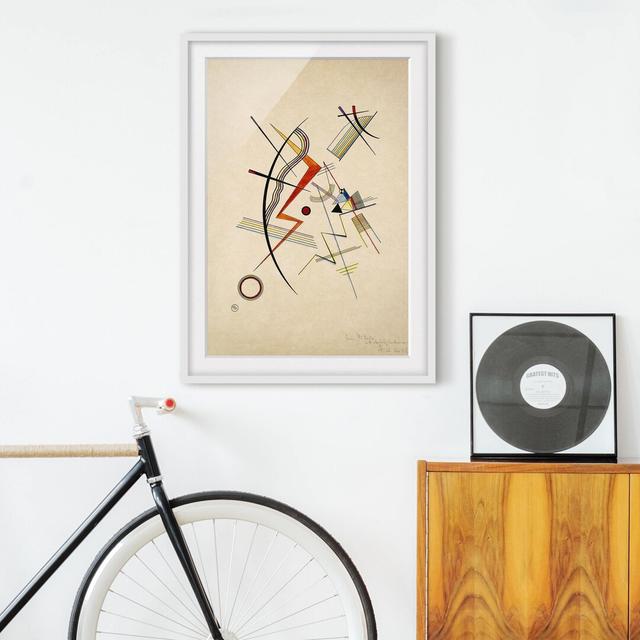 Gerahmter Kunstdruck Jahresausgabe von Wassily Kandinsky East Urban Home Rahmen-Optionen: Weiß, matt, Größe: 100 cm H x 70 cm B x 2 cm T on Productcaster.