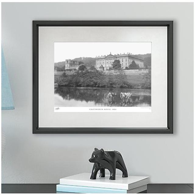 Chatsworth House, 1886 - Single Picture Frame Print The Francis Frith Collection Size: 28cm H x 36cm W x 2.3cm D on Productcaster.