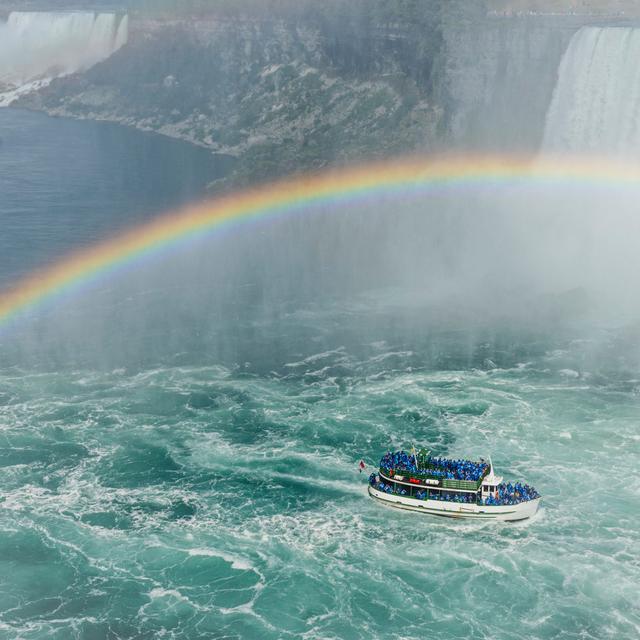 Mist Under Rainbow Breakwater Bay Size: 122cm H x 122cm W on Productcaster.