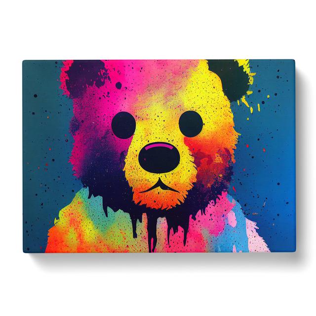 Teddy Bear Splash Vol.3 Abstract - Wrapped Canvas Graphic Art ClassicLiving Size: 35cm H x 50cm W x 3cm D on Productcaster.