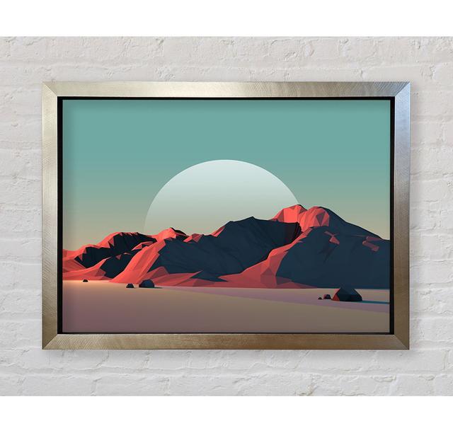 The Moon Over The Canyon - Print Bright Star Size: 59.7cm H x 84.1cm W x 3.4cm D on Productcaster.