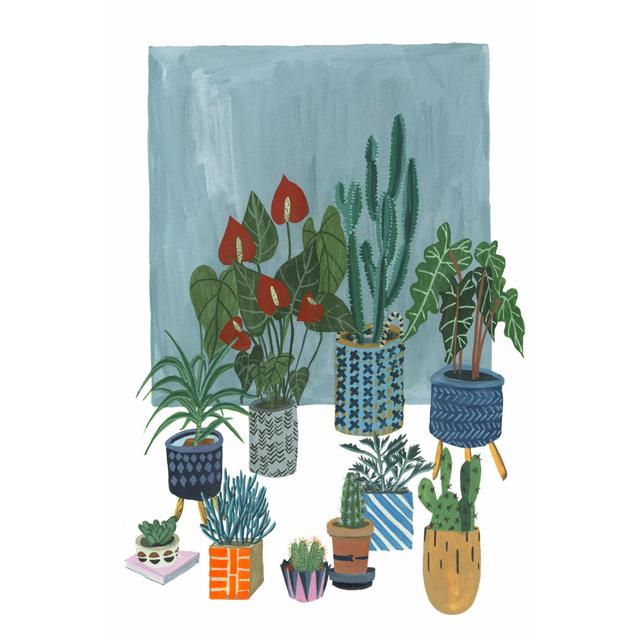 A Portrait of Plants I by Melissa Wang - Wrapped Canvas Graphic Art Pergo Classics Size: 46cm H x 30cm W x 3.8cm D on Productcaster.