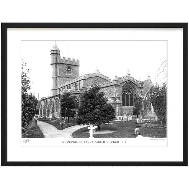 'Wooburn, St Paul's Parish Church 1910' by Francis Frith - Picture Frame Photograph Print on Paper The Francis Frith Collection Size: 40cm H x 50cm W on Productcaster.