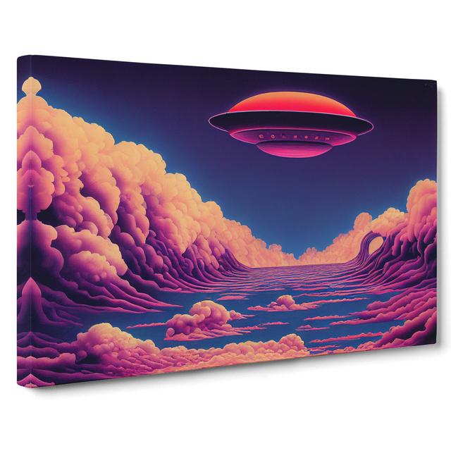 UFO Art Vol.1 - Wrapped Canvas Graphic Art ClassicLiving Size: 40cm H x 60cm W x 3cm D on Productcaster.