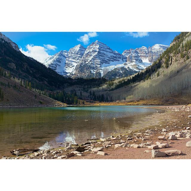 Noreen Maroon Bells in Colorado by Heather Hemstreet - Wrapped Canvas Photograph Alpen Home Size: 20cm H x 30cm W x 3.8cm D on Productcaster.