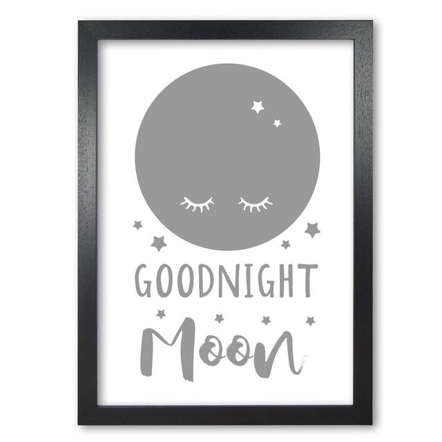 Goodnight Moon - Print East Urban Home Format: Black Grain Frame, Size: 42 cm H x 30 cm W x 5 cm D on Productcaster.