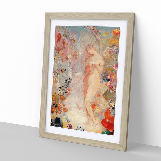 Pandora Vol.1 by Odilon Redon - Picture Frame Painting East Urban Home Size: 65cm H x 48cm W x 2cm D, Frame Option: Oak Framed on Productcaster.