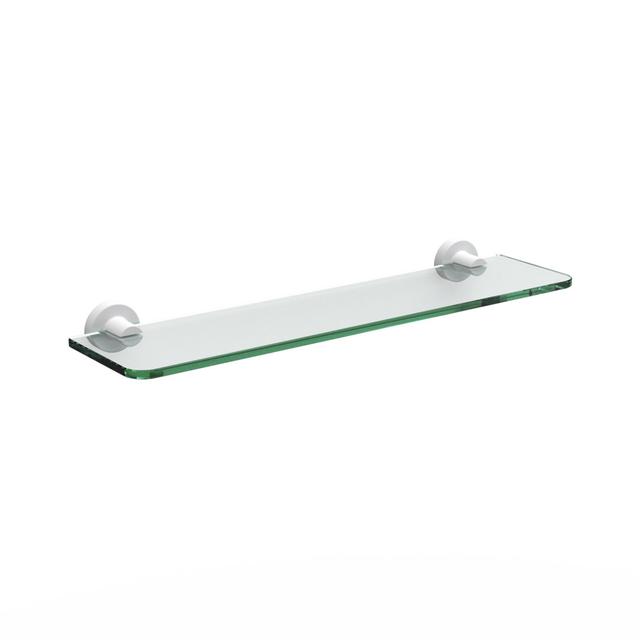 Tecno Project Glass Shelf 50Cm - White Belfry Bathroom Finish: White on Productcaster.