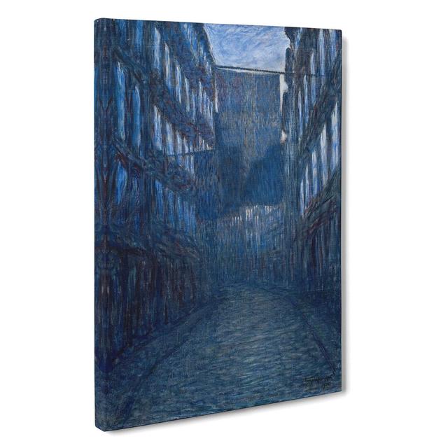 Street Scene in Osterlanggatan by Eugene Jansson - Wrapped Canvas Painting East Urban Home Size: 60cm H x 40cm W x 3cm D on Productcaster.