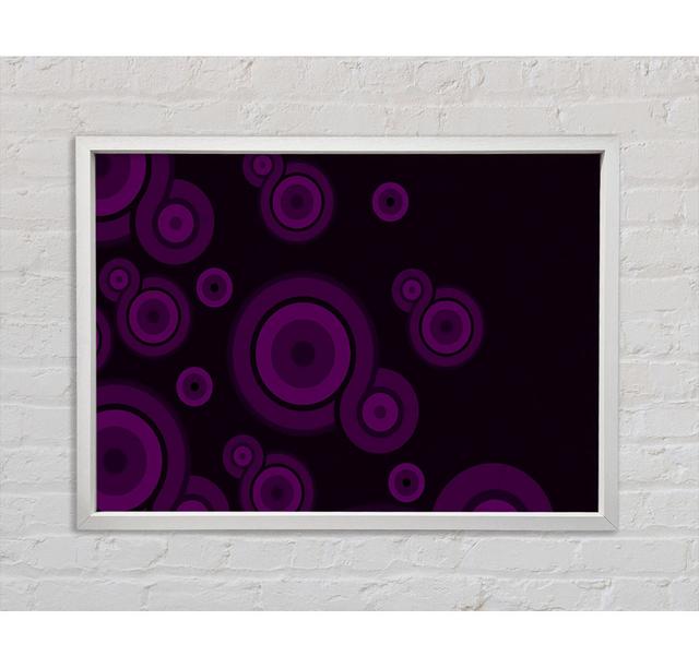 Purple Fizz - Single Picture Frame Art Prints on Canvas Bright Star Size: 59.7cm H x 84.1cm W x 3.3cm D on Productcaster.