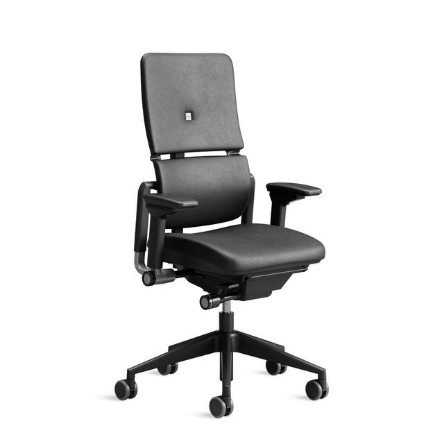 Desk Chair Steelcase Upholstery Colour: Black on Productcaster.