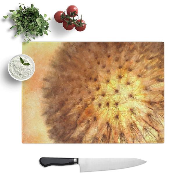 Dandelion Seeds Vol.3 Painting Chopping Board East Urban Home Size: 28.5cm W x 39cm L on Productcaster.