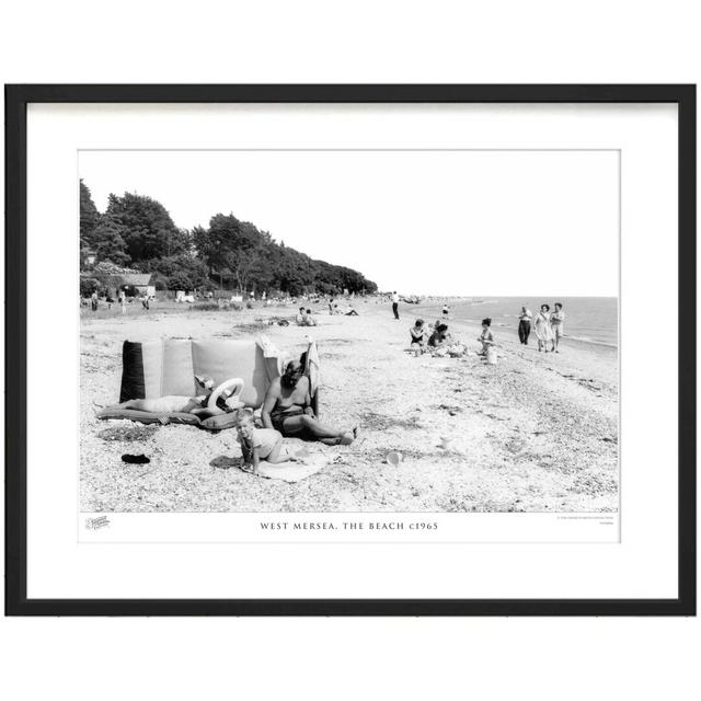 'West Mersea, the Beach C1965' by Francis Frith - Picture Frame Photograph Print on Paper The Francis Frith Collection Size: 60cm H x 80cm W x 2.3cm D on Productcaster.