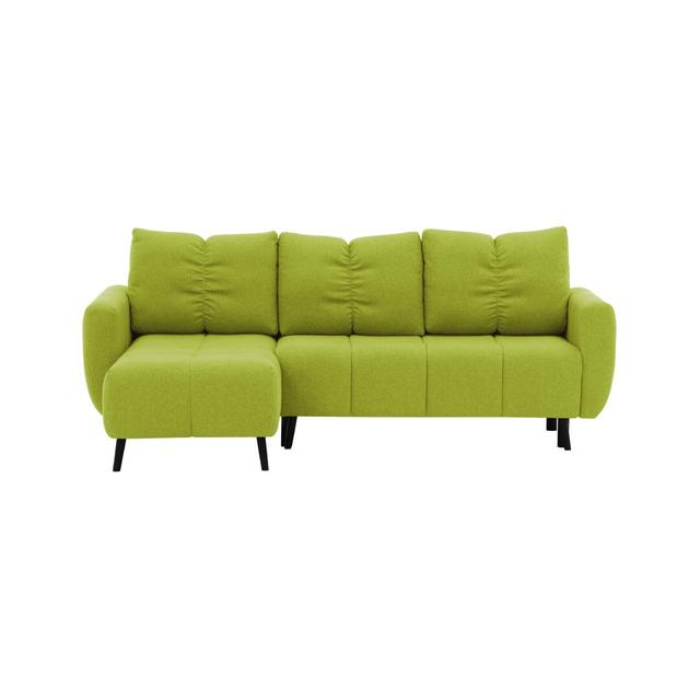 Hollaway Sleeper Corner Sofa 17 Stories Upholstery Colour: Neon Green on Productcaster.