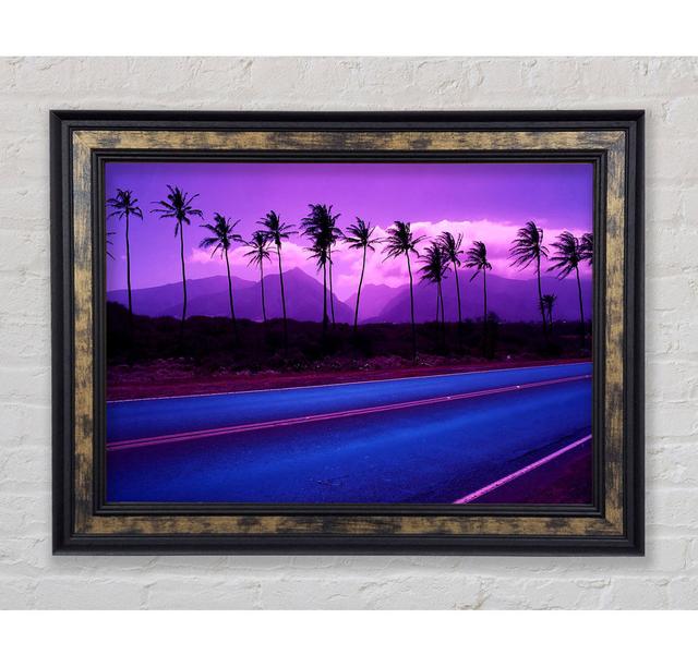 Roadside Trees - Single Picture Frame Art Prints Bright Star Size: 100cm H x 141.4cm W on Productcaster.