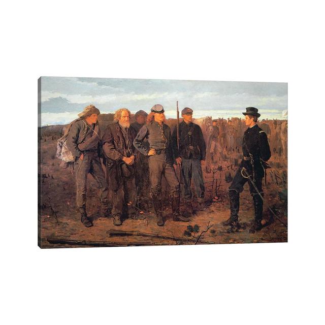 Prisoners from the Front, 1866 by Winslow Homer - Wrapped Canvas Art Prints Natur Pur Size: 20.32cm H x 30.48cm W x 1.905cm D on Productcaster.