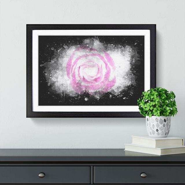 Pink Lisianthus Flower - Picture Frame Graphic Art Print East Urban Home Frame Option: Black Framed, Size: 33cm H x 45cm W x 2cm D on Productcaster.