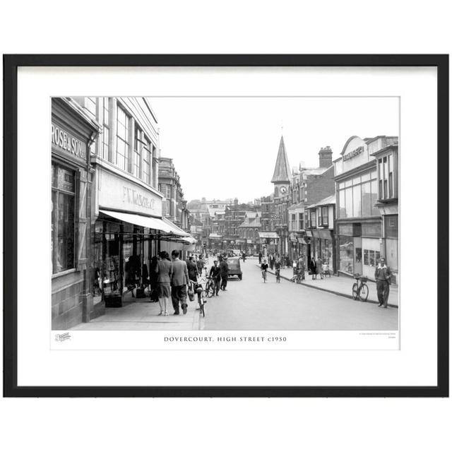 'Dovercourt, High Street C1950' by Francis Frith - Picture Frame Photograph Print on Paper The Francis Frith Collection Size: 40cm H x 50cm W x 2.3cm on Productcaster.