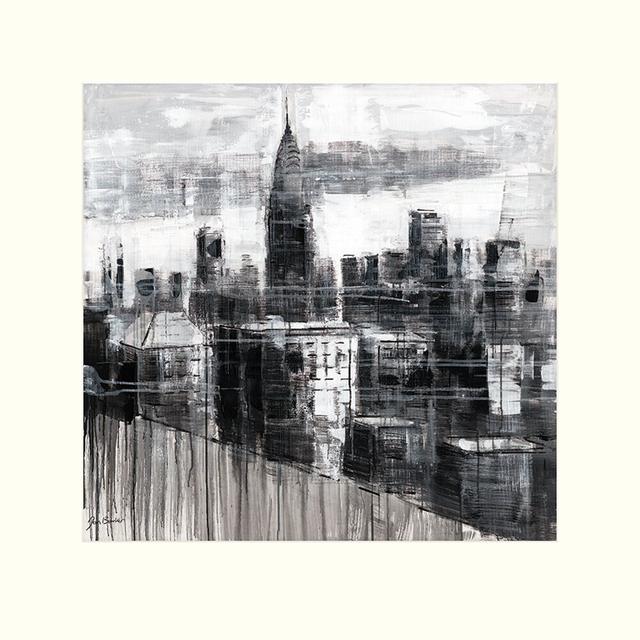 'The Chrysler Building' by Jon Barker - Unframed Painting Print on Paper Ebern Designs Size: 60 cm H x 60 cm W x 0.01 cm D on Productcaster.