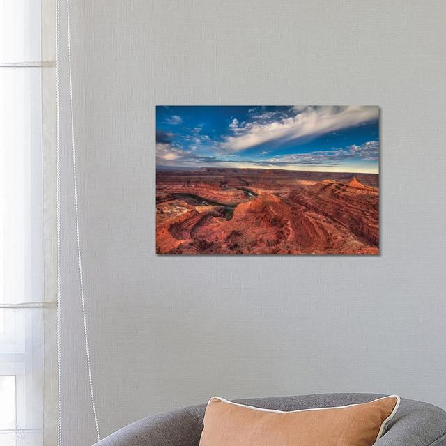 Dead Horse Canyon Utah III by Bill Sherrell - Wrapped Canvas Print Natur Pur Size: 45.72cm H x 66.04cm W x 3.81cm D on Productcaster.